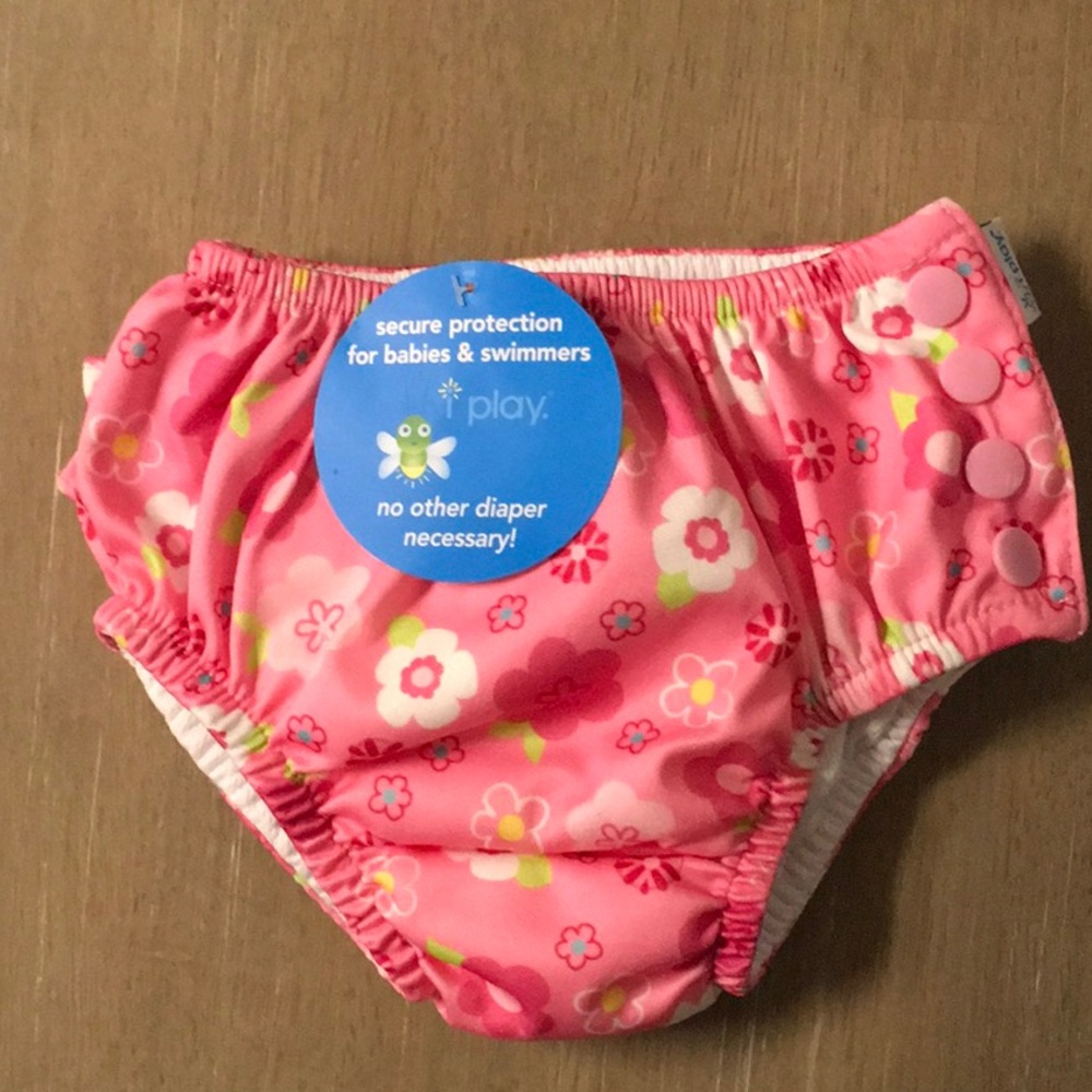 NEW i play swim diaper, size 12 months, UPF 50+